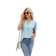 Design Loose Casual T-shirt Womens Clothing