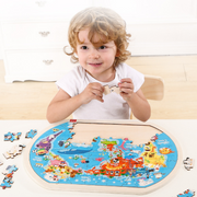 Wooden Puzzle World Children's Toys