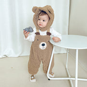 Baby Jumpsuit Autumn And Winter Plus Velvet