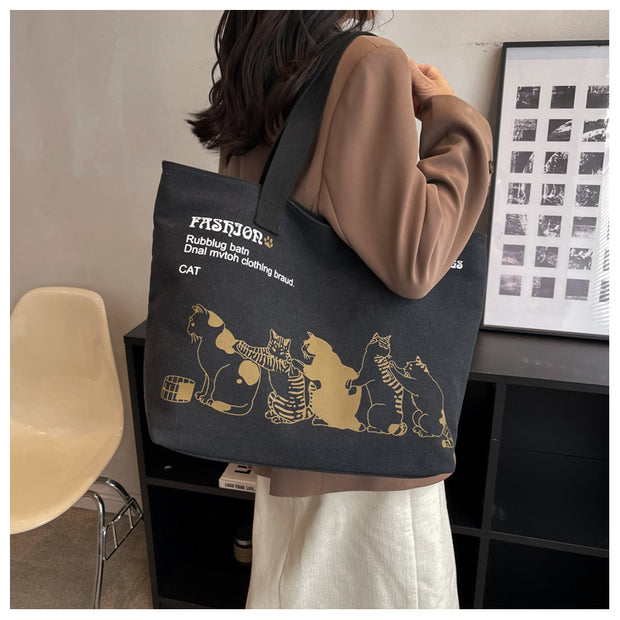 Shopping Shoulder Bag Student Campus Handbag